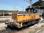 SNCF-Rangierlok Y8284 am 16.09.2002 im südfranzösischen Bf.