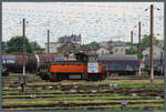 Y 8074 der Hexafret wartet am 07.05.2026 im Rangierbahnhof Drancy im Norden von Paris auf den n�chsten Einsatz.