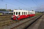 Vom Bahnsteig in Nevers wurde am 18 September 2021 X-4039 beim Pendelfahrt fotografiert.