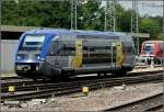 Der SNCF A TER X 73911 fhrt am 22.06.2009 in den Bahnhof von Saarbrcken ein.