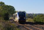 Am Abend reicht ein Walfisch (Baleine bleu) aus um die Fahrgste zu befrdern.
X 73901 ist als RE von Saarbrcken ber Sarreguemines nach Straburg unterwegs und klappert ber die Schienenste durch das  Krumme Elsa  (L´Alsace Bossue).

Die Orte Voellerdingen im Hintergrund und Domfessel gehren aber nicht der Communaut de communes d´Alsace Bossue an, sondern der Communaut de communes du Pays de Sarre-Union.

24.09.2013 Domfessel - Poste 32 - Ligne 161000 Mommenheim - Sarreguemines.