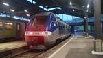 X76500 27868 als TER nach Mulhouse am 29.12.21 in Basel SNCF bei der ausfahrt 