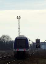 Als Regionalexpress von Lauterbourg nach Strabourg war am 26.01.08 73500 unterwegs.