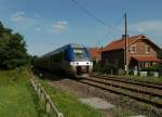 Ein X 76500 als RE 30906, Strasbourg - Sarreguemines in Wimmenau.