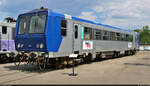 Der Dieseltriebwagen XB 2235 kann auf dem Außengelände des Cité du Train (Eisenbahnmuseum) Mulhouse (F) besichtigt werden.