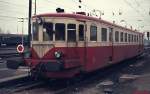 de Dietrich-Triebwagen X 3720 in Strasbourg Gare Centrale im Dezember 1974  
