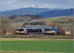 Bahn im Markgräfler Land. X 73901 bei Müllheim. März 2019.