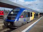 Bahnhof Saarbrcken. Zug nach Strasbourg.(07.03.08)