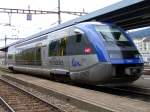 X 73751 Triebwagen der SNCF im SBB Bahnhof von La Chaux de Fonds am 01.08.2006