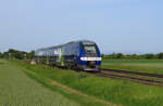 Holtzheim - 24. Mai 2026 : X 76623 am TER 830876 von Strassburg nach Molsheim.