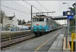 Die SNCF BB 9273 erreicht mit ihrem  Aqualis  Amboise und wird nach kurzem Halt nach Tours weiter fahren.