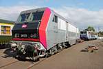 SNCF BB 26172  Carmillon  (Baujahr 199x) zusammen mit SNCF BB 825609  en voyage...  (Baujahr 196x) am 07.10.2018 im Eisenbahnmuseum Cite du Train (Mulhouse). 