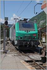 Die SNCF BB 27067 bzw. BB 427067 (UIC 91 87 0027 067-4 F-SNCF hat den Getreidezug nach Italien nachgeschoben und verlässt ihn nun in Vallorbe ohne fremde Hilfe, da die Rangierfahrstrasse auf die SNCF Fahrleitungsspannung umgeschaltet wurde. An der Spitze des Zugs wird in der Zwischenzeit die BB 26068 von der SBB Re 6/6 11688 manövriert und in den 50 Hz Bereich zurück gestossen.

16. Juni 2022 