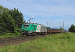 Mommenheim - 21. Mai 2026 : Die 27013 zieht anscheinend einen Milit�rzug. Zug 45205 von Strasburg Rheinhafen nach Hendaye.