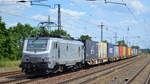 CFL Cargo Deutschland GmbH, Niebüll [D] mit  37050   [NVR-Nummer: 91 87 0037 050-8 F-AKIEM] und Containerzug am 16.06.20 Bf.