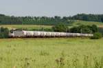 37030 mit GATX Kesselwagenzug am 08.07.2013 bei Kronach gen Saalfeld.