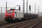 E37 520 durchfährt Duisburg-Bissingheim 3.12.2014