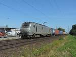 Mommenheim - 23. July 2019 : VFLI Lok 37022 mit dem Zug Ludwigshafen - Lyon Guillotière.