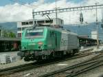 Mehrsystemlok der SNCF 437056 am 07.07.07 in Buchs/SG Schweiz.Seit dem 10.Juni 2007 fahren Gterzge von Mulhhouse/  Frankreich bis nach Buchs/SG in der Schweiz