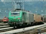 SNCF Lok 437056 vor einem Gterzug nach Frankreich am 07.07.07 in Buchs/SG Schweiz
