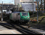 SNCF - Lokzug 437056 unterwegs im Bahnhof Basel SBB am 22.02.2020