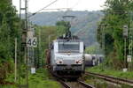 Akiem 37033 kommt mit einem Gemischten G�terzug durch Remagen-Rolandseck gefahren 31.8.2026