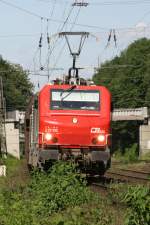 Veolia E37 510 am 29.5.09 in Duisburg-Neudorf.Fast alle Loks heute grten freundlich mit einer Lichthupe.