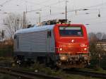 Prima E37 518 der CB Rail in Krefeld Hbf.(21.11.2010)