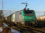 437015 der SNCF/FRET in Porz-Wahn am 09.12.2010