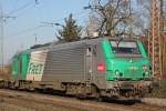 FRET 437020 am 29.1.11 bei der Durchfahrt durch Ratingen-Lintorf.