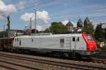 CBRail E37 518 am 29.8.12 in Dsseldorf-Rath.
Die Lok bernahm einen Rhrenzug nach Frankreich welcher von NE 9 gebracht wurde.