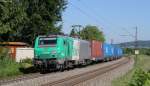 437026 mit dem DGS 40424 (Malaszewice-Bantzenheim) bei Kollmarsreute 6.6.13