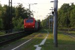 CB Rail/Prima E37 530 kommt mit einem  Rhrenzug aus Dsseldorf-Rath nach Frankreich aus Richtung Kln und fhrt in Richtung Koblenz. Aufegenommen auf der Rechten Rheinstrecke (KBS 465) in Rhndorf(am Rhein) am einem schnem Sommerabend am 28.8.2013.