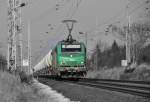 eine Prima unterwegs von Rostock Seehafen nach Stendell, Durchfahrt Stralsund am 04.02.2014