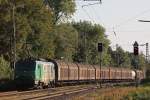 FRET 437009 am 30.9.13 mit einem Papierzug in Ratingen-Lintorf.