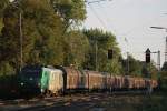 FRET 437009 am 1.10.13 mit einem Papierzug in Ratingen-Lintorf.