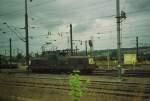 Die BB 12127 beim rangieren im Bahnhof Bning les St-Avold im July 1988....
