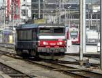 Lok 15019 der SNCF kam in Leerfahrt aus Richtung Thionville und fhrt hier im Bahnhof Luxemburg auf ein Nebengleis, um einen Zug aus Brssel zu bernehmen und diesen dann nach Basel zu fhren. 03.02.08