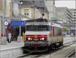 Weint die  nez cass ? Am 25.04.09 hat sie den IC Iris von Basel nach Luxemburg gebracht und verlsst jetzt den Bahnhof in Richtung Frankreich.