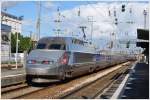 TGV Atlantique Rame 361 verlsst Rennes als TGV8088 nach Paris-Montparnasse.