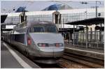 TGV322 nach Brest im Bahnhof Rennes.