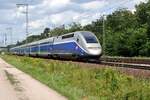 TGV 4710  bei Graben - Neudorf  18.07.12