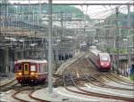 Die nrdliche Einfahrt in den Bahnhof Lige Guillemins ist fr die Hochgeschwindigkeitszge einfacher geworden, da die direkten Gleise zu den ersten beiden Bahnsteigen fertig gestellt sind.