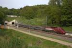 Der Thalys 4303 am 17.05.2012 am Buschtunnel bei Aachen.