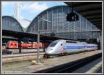 TGV POS Triebzug 4409 am 30.08.2008 im Hauptbahnhof Frankfurt am Main.