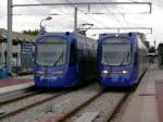 Die Linie T4 der Pariser Tramway ist keine klassische Straenbahn, sondern die erste Stadtbahn Frankreichs, die hier Tram-Train genannt wird.