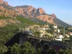 Von Nizza kommend auf dem Viadukt von Anthor, Esterel - JAN2005