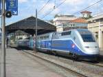 TGV Duplex am 23.8.2005 beim Halt in Beziers.