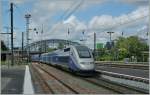 Ein TGV Duplex verlsst als TGV 5405 Mulhouse Richtung Marseille. 
22. mai 2012