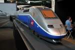 TGV 210 ebenfalls als Modell im Museum Cité du Train in Mulhouse. (20.08.2014)